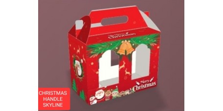 PWW Christmas Handle Cake Box